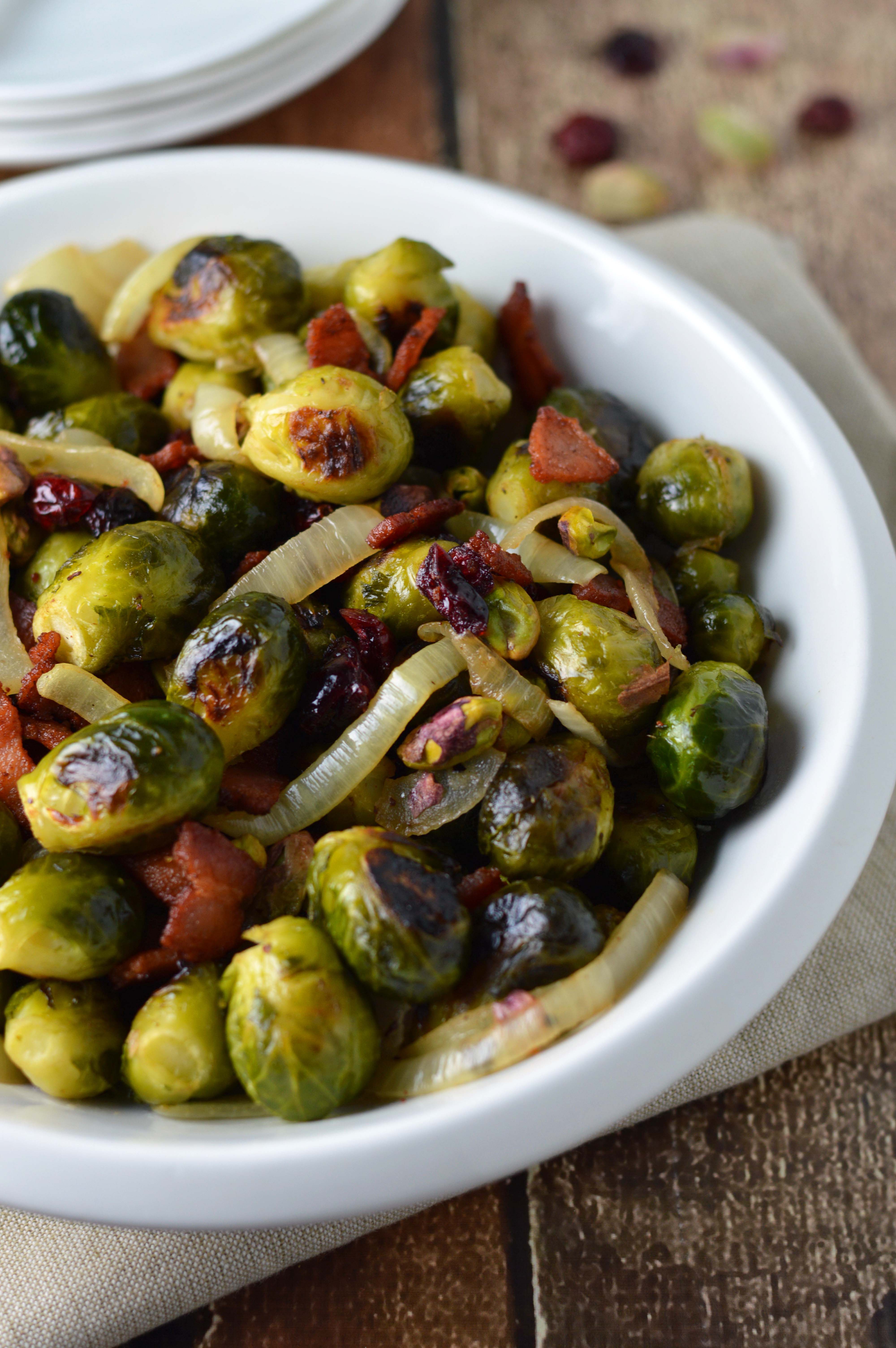 Roasted Brussel Sprouts With Caramelized Onions And Bacon Friday Is 