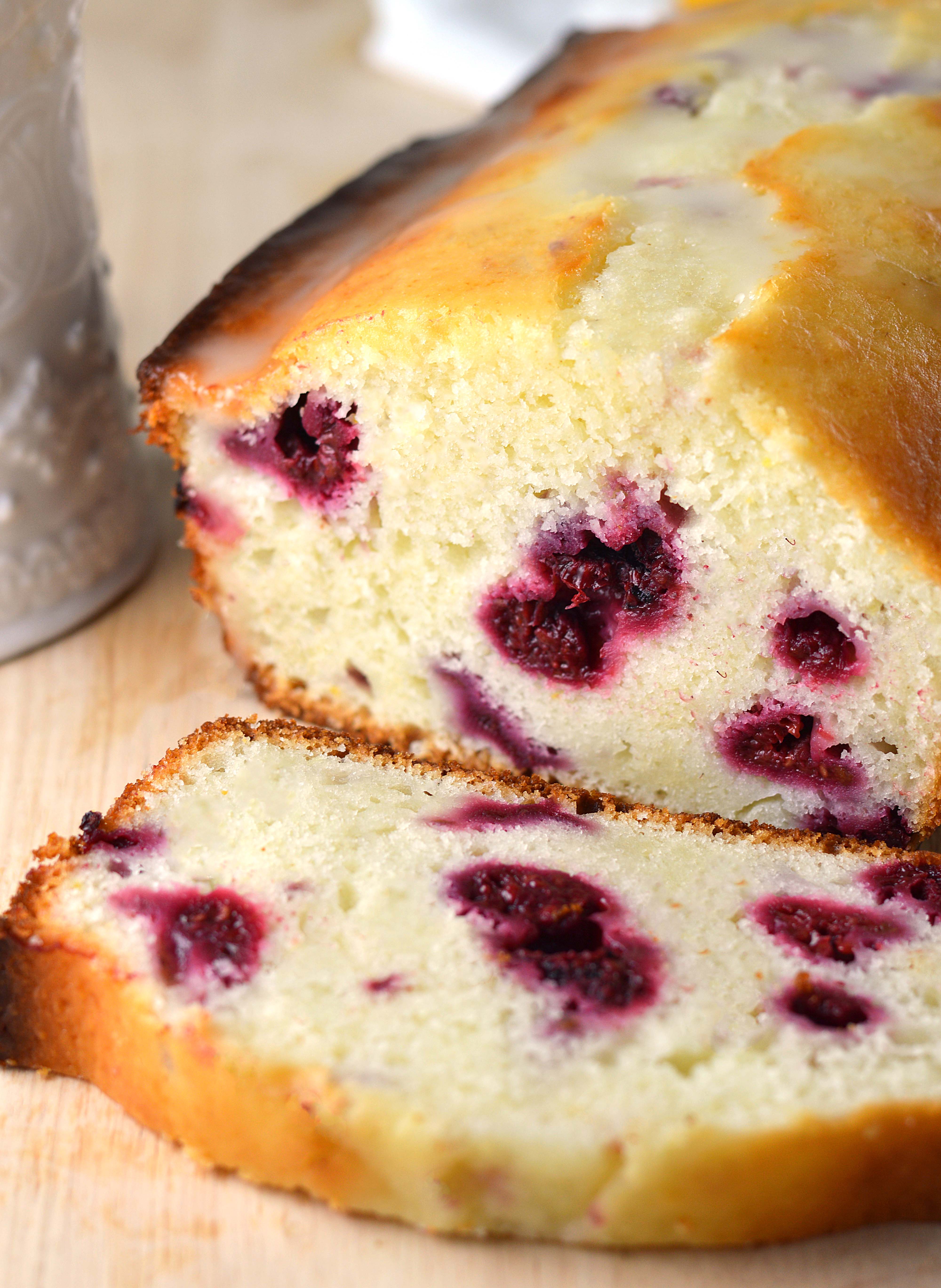 Raspberry Lemon Loaf - Friday is Cake Night