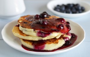 Blueberry pancakes