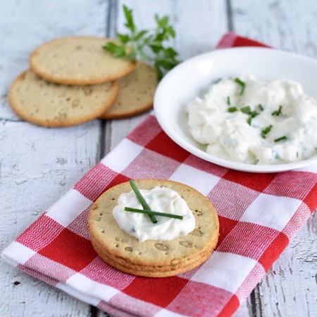 Herb cream cheese spread