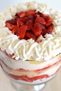 Lemon berry trifle