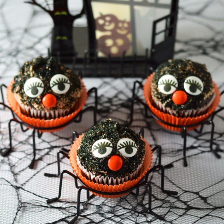 spider cupcakes