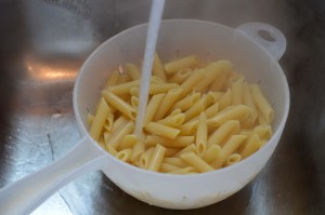 drain pasta