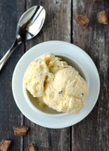 banana chocolate-peanut butter ice cream