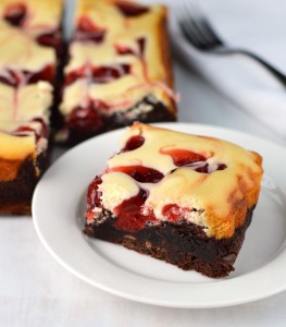 cherry cheesecake brownies