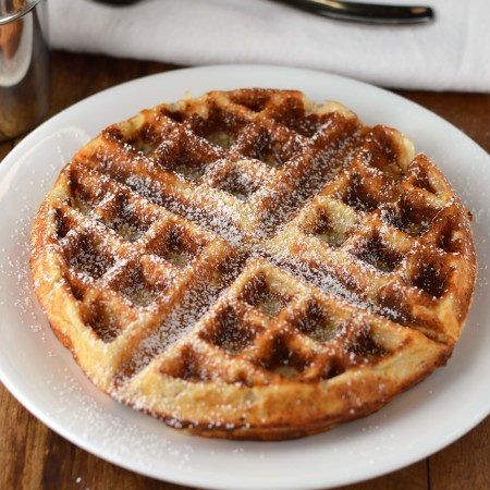 apple cinnamon ricotta waffles