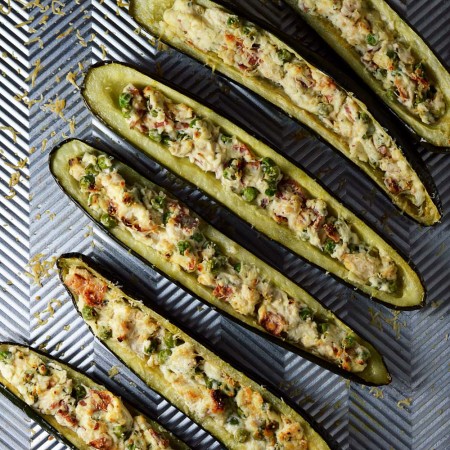 Twice Baked Zucchini