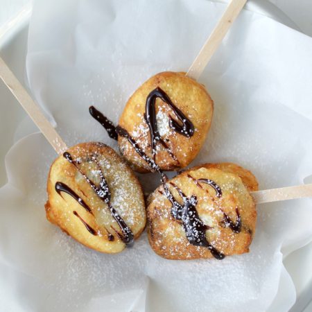 Deep fried chocolate bars